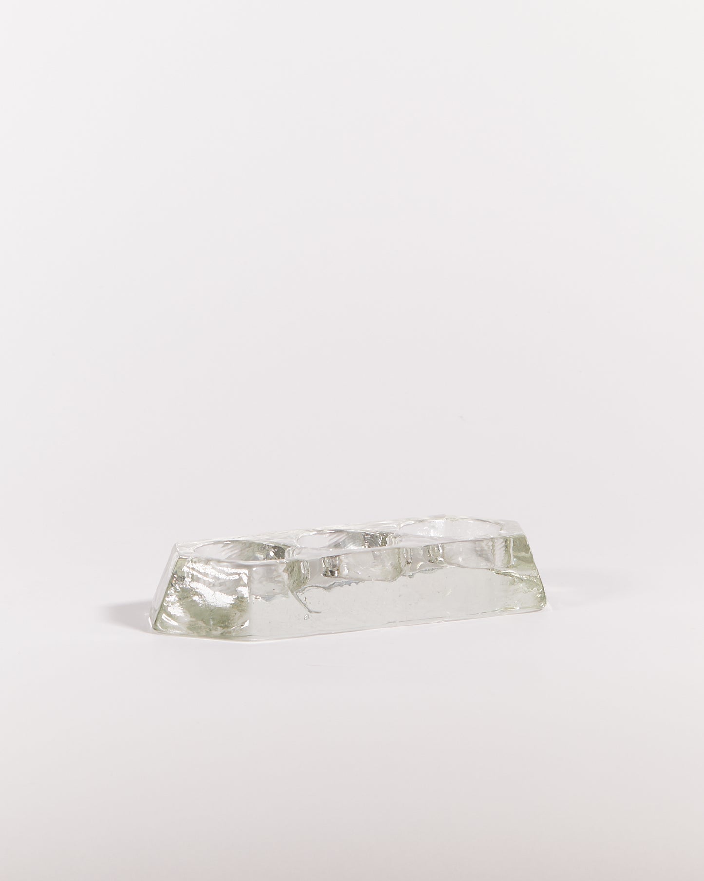 GLASS PILLAR CANDLE HOLDER