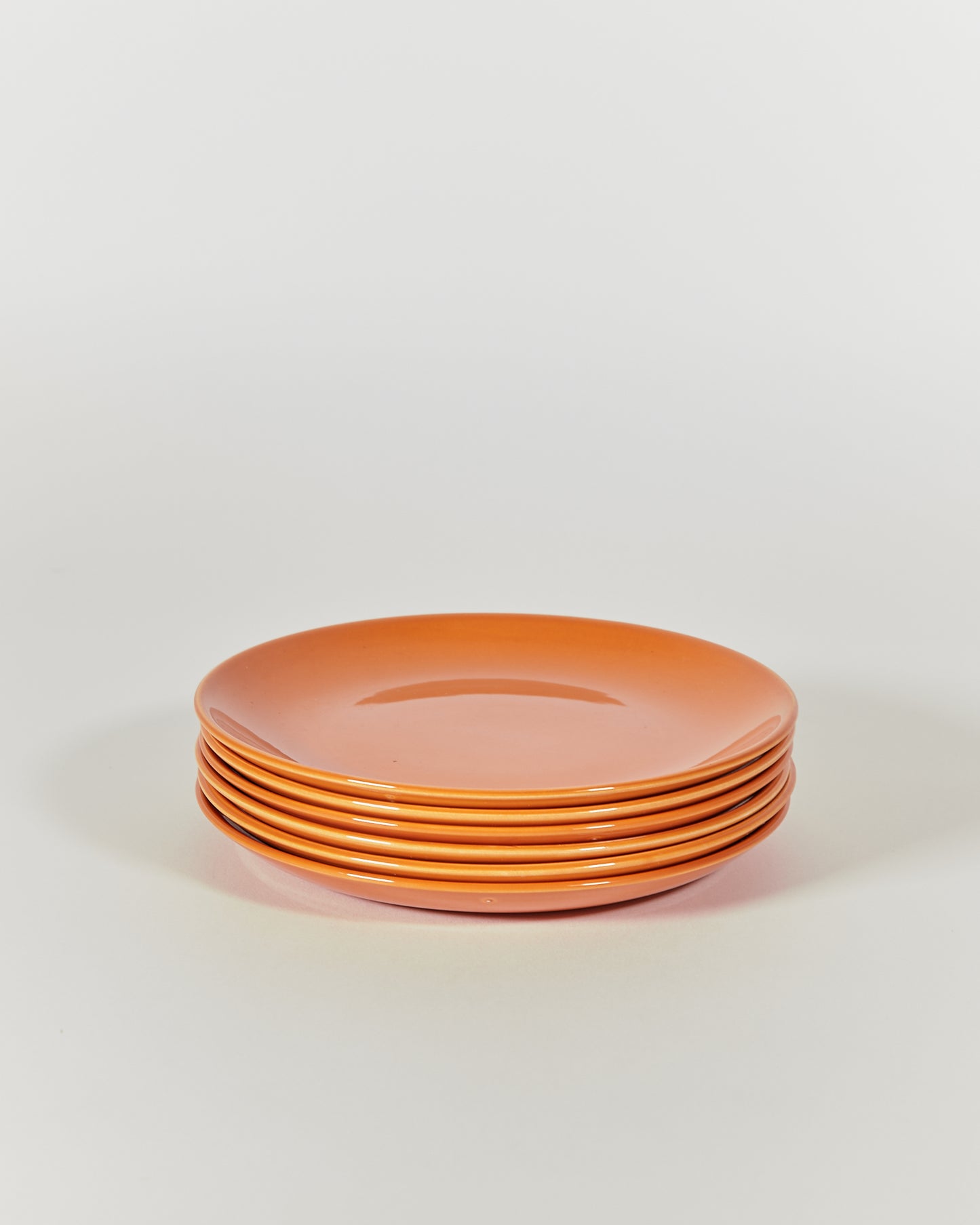 BURNT ORANGE SIDE PLATE SET