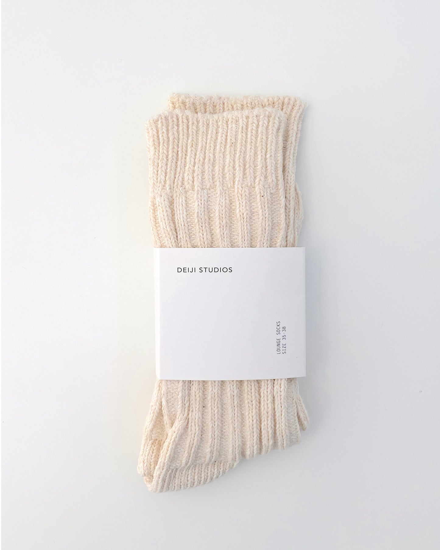 DEIJI STUDIOS WOVEN SOCK IN CREAM