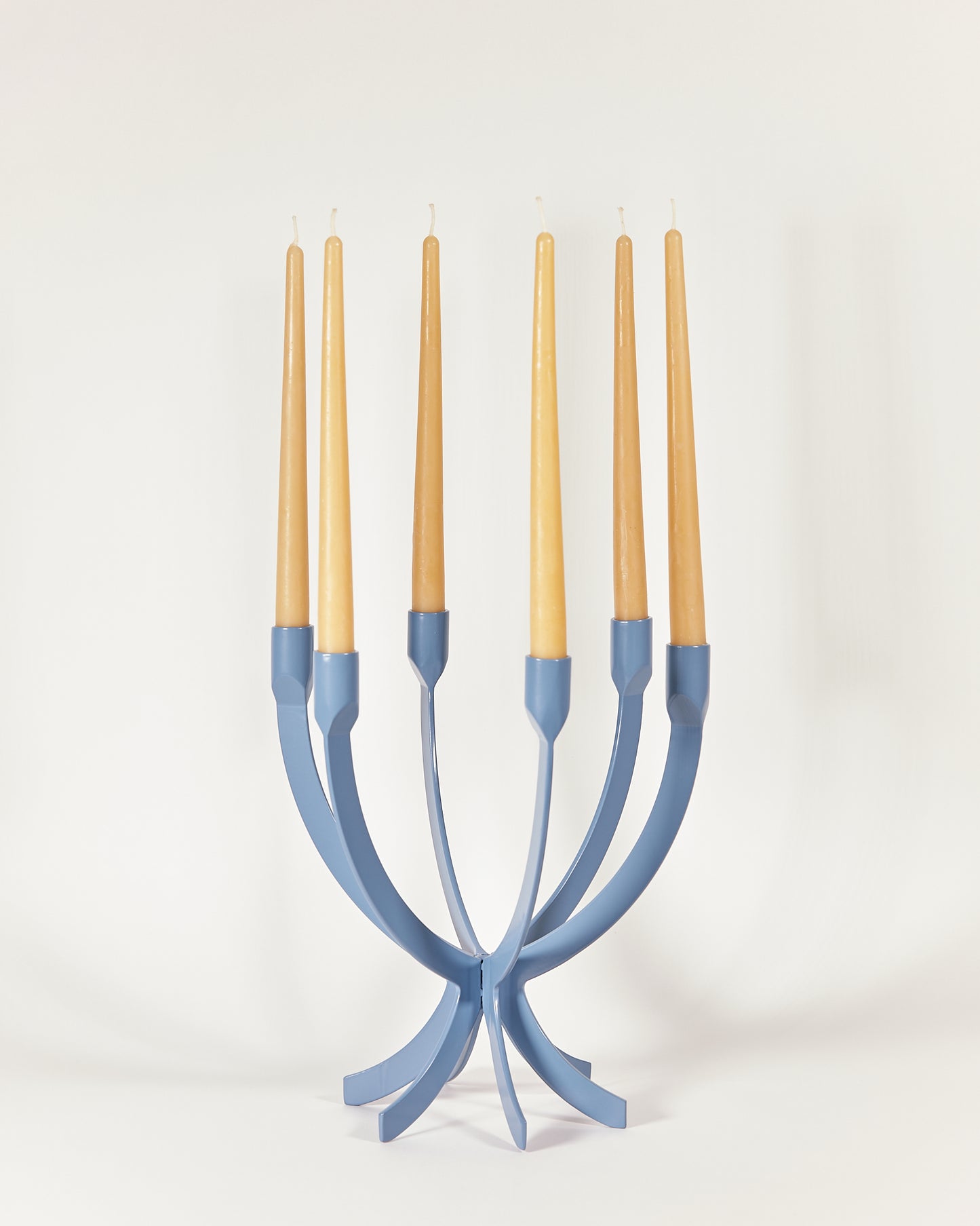 POWDER BLUE CANDLEABRA