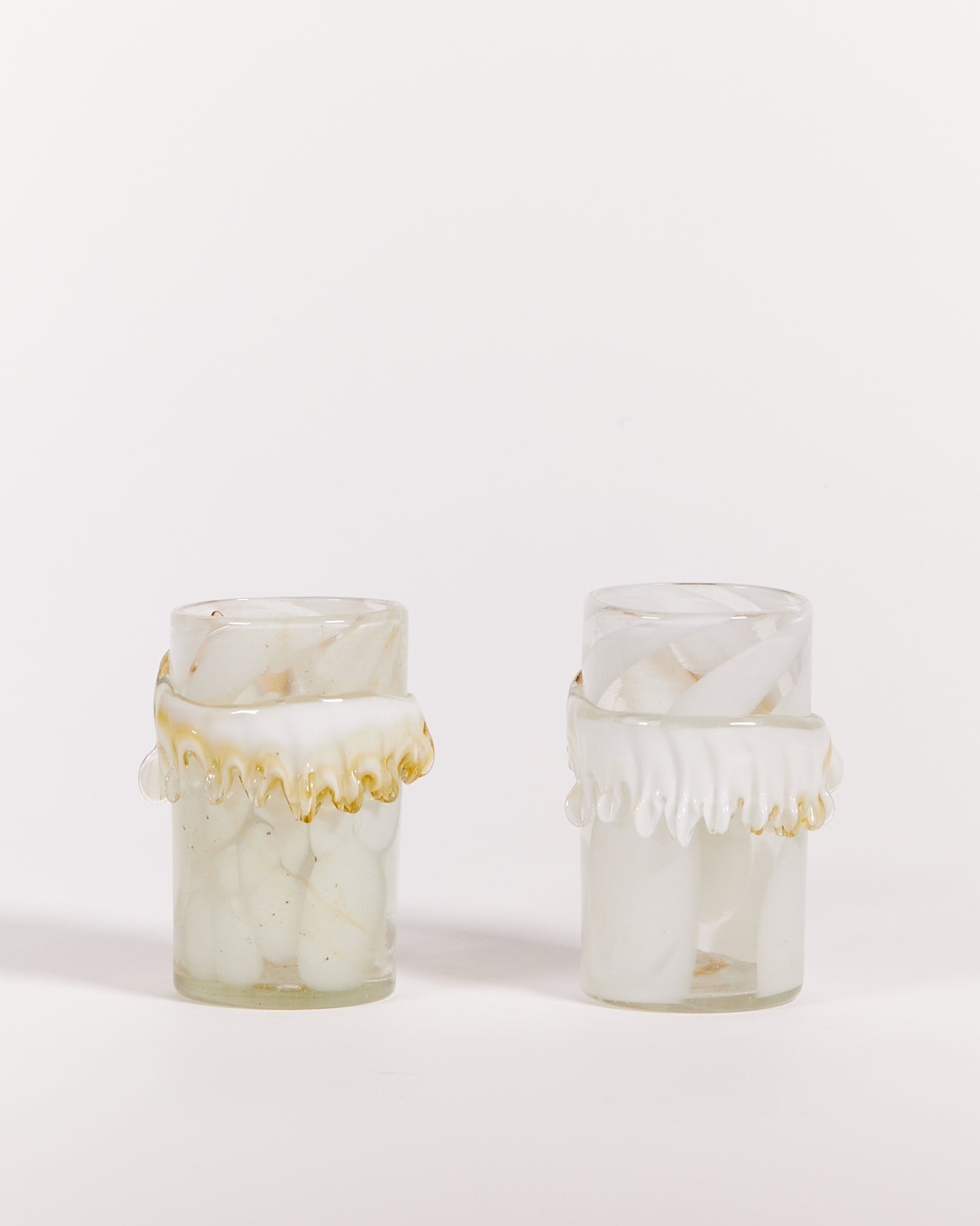 MURANO BLOWN GLASS TUMBLER SET