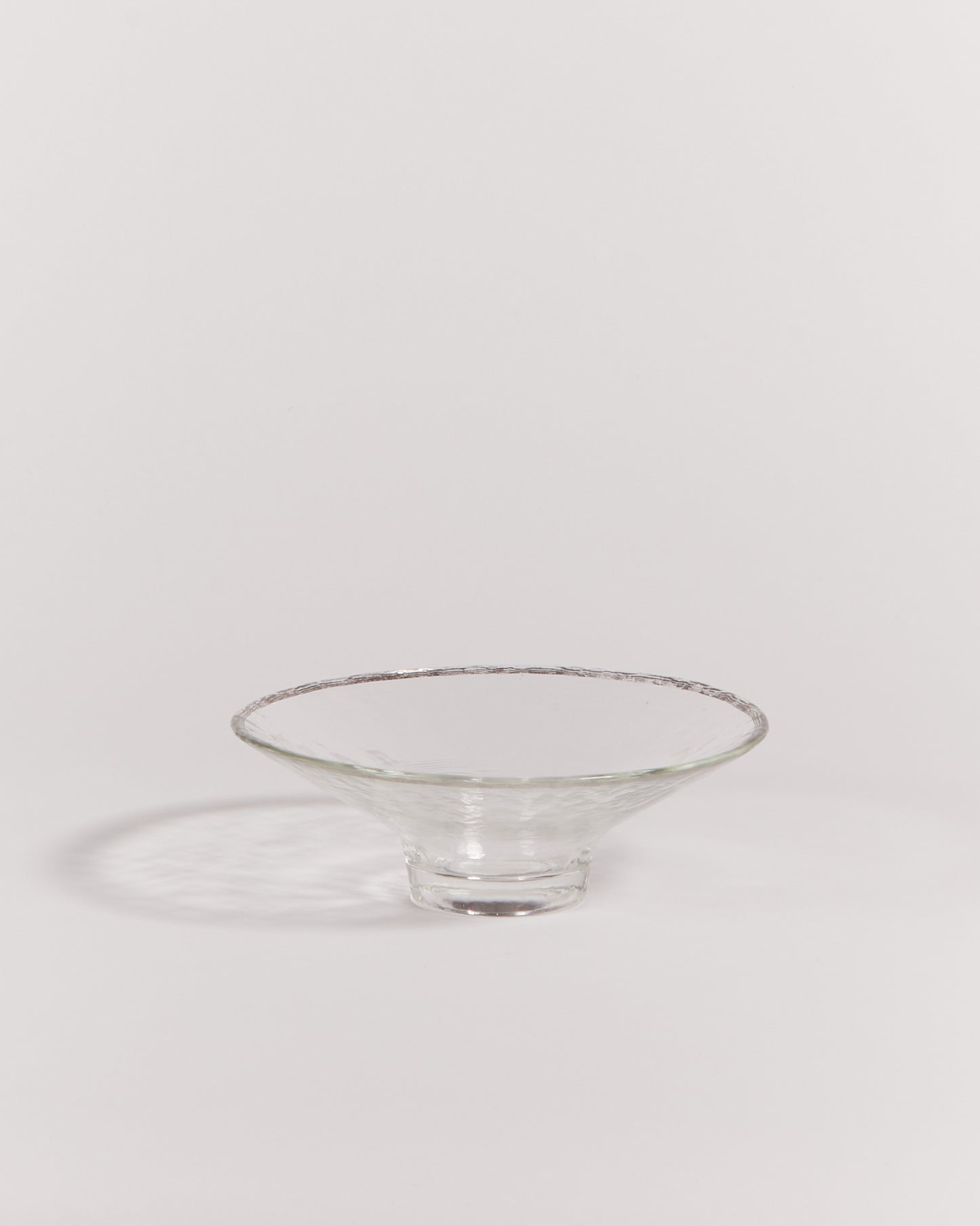 DIMPLED GLASS BOWL