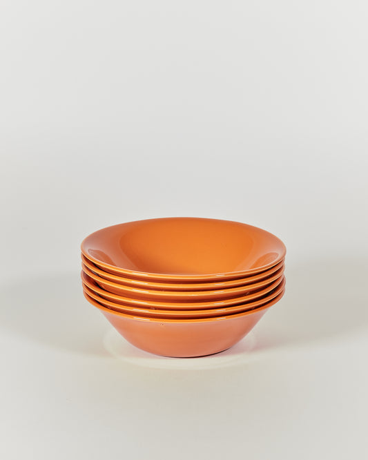 BURNT ORANGE BOWL SET