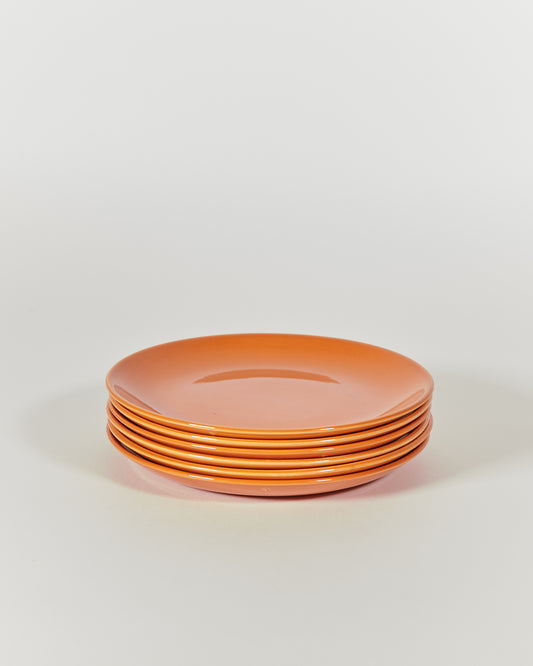 BURNT ORANGE SIDE PLATE SET