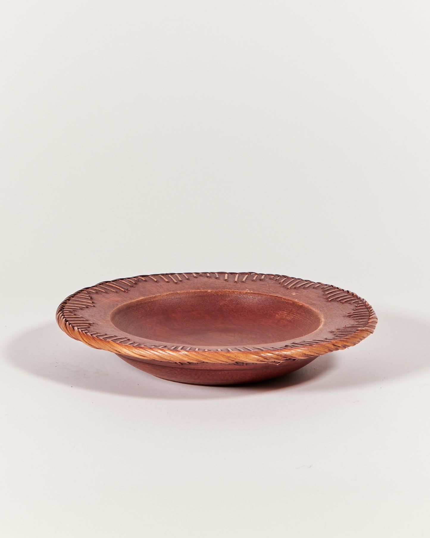WOVEN TIMBER BOWL SET - SMALL